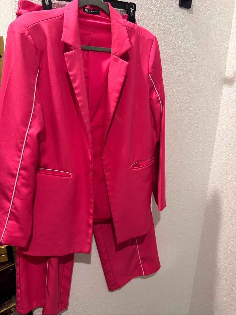 Women's Hot Pink Blazer Jacket - Unbranded